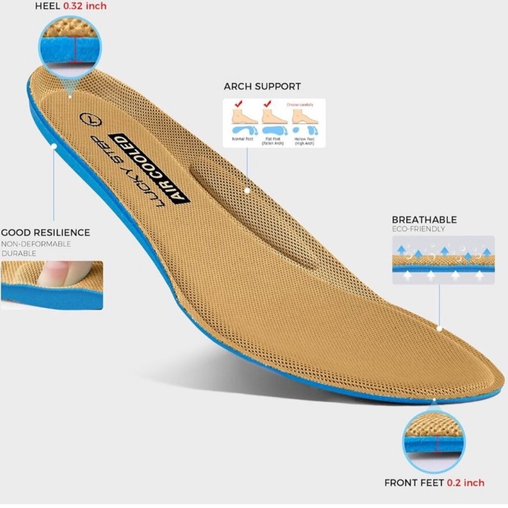New Lucky Step Air Cooled Colorful Lightweight Sneakers - Picture 15 of 16